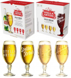 Kit Cerveja Stella Artois- American Lager 4 Unidades 275ml + 1 Cálice Vintage Premium