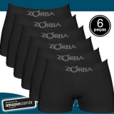 Zorba Kit 6 Cuecas Boxer sem Costura