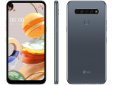 Smartphone LG K61 128GB Titânio 4G Octa-Core – 4GB RAM 6,53” Câm. Quádrupla + Selfie 16MP