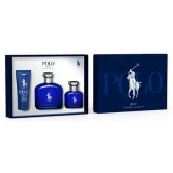 Ralph Lauren Polo Blue Kit Perfume Masculino EDT + Perfume Travel Size + Shower Gel Kit