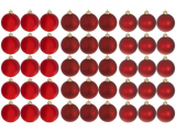 Kit Bola de Natal Vermelha NATAL073 Casambiente – 6cm 45 Unidades