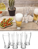 Jogo de Copos de Vidro para Cerveja 200ml – 6 Peças SM Lager