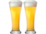Jogo de Copos de Vidro para Cerveja 275ml – 2 Peças Ruvolo Happy Hour Pilsen