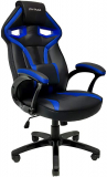Cadeira Gamer MX1 Giratória Preto e Azul – Mymax, Mymax, Azul e preto