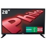 TV LED 28″ HD Philco PH28D27D com Conversor Digital Integrado, Progressive Scan, Entradas HDMI e Entrada USB