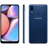 Smartphone Samsung Galaxy A10s 32GB Azul – 4G 2GB RAM 6,2” Câm. Dupla + Selfie 8MP