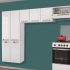 Cozinha Compacta Itatiaia Criativa MXII – 11 Portas Aço Branca e Preta