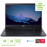 Notebook Acer Aspire 3 A315-23-R6DJ Intel AMD Ryzen 3 8GB 1TB HD 15,6′ Windows 10