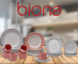 Aparelho de Jantar Chá 30 Peças Biona – Cerâmica Redond0