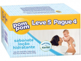 Sabonete Infantil Pom Pom Hidratante 80gr – 5 Unidades