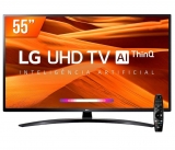 Smart TV LED 55″ Ultra HD 4K LG 55UM 761 PRO 4 HDMI 2 USB Wi-Fi ThinQ Al Conversor Digital