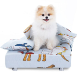 Cama Box Para Cachorro Com Lençol + Edredom + Travesseiro – Caminha Pet – Bf Colchões