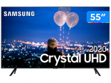 Smart TV Crystal UHD 4K LED 55” Samsung – 55TU8000 Wi-Fi Bluetooth HDR 3 HDMI 2 USB