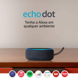 Echo Dot (3ª Geração): Smart Speaker com Alexa – Preta